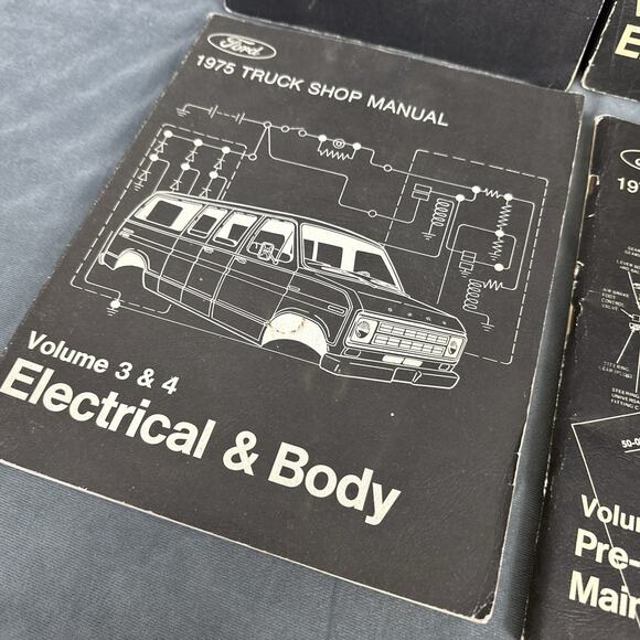 Ford 1975 Truck Shop Manual Complete Set Volumes 1-5 Bronco Econoline F-Series - Picture 7 of 15